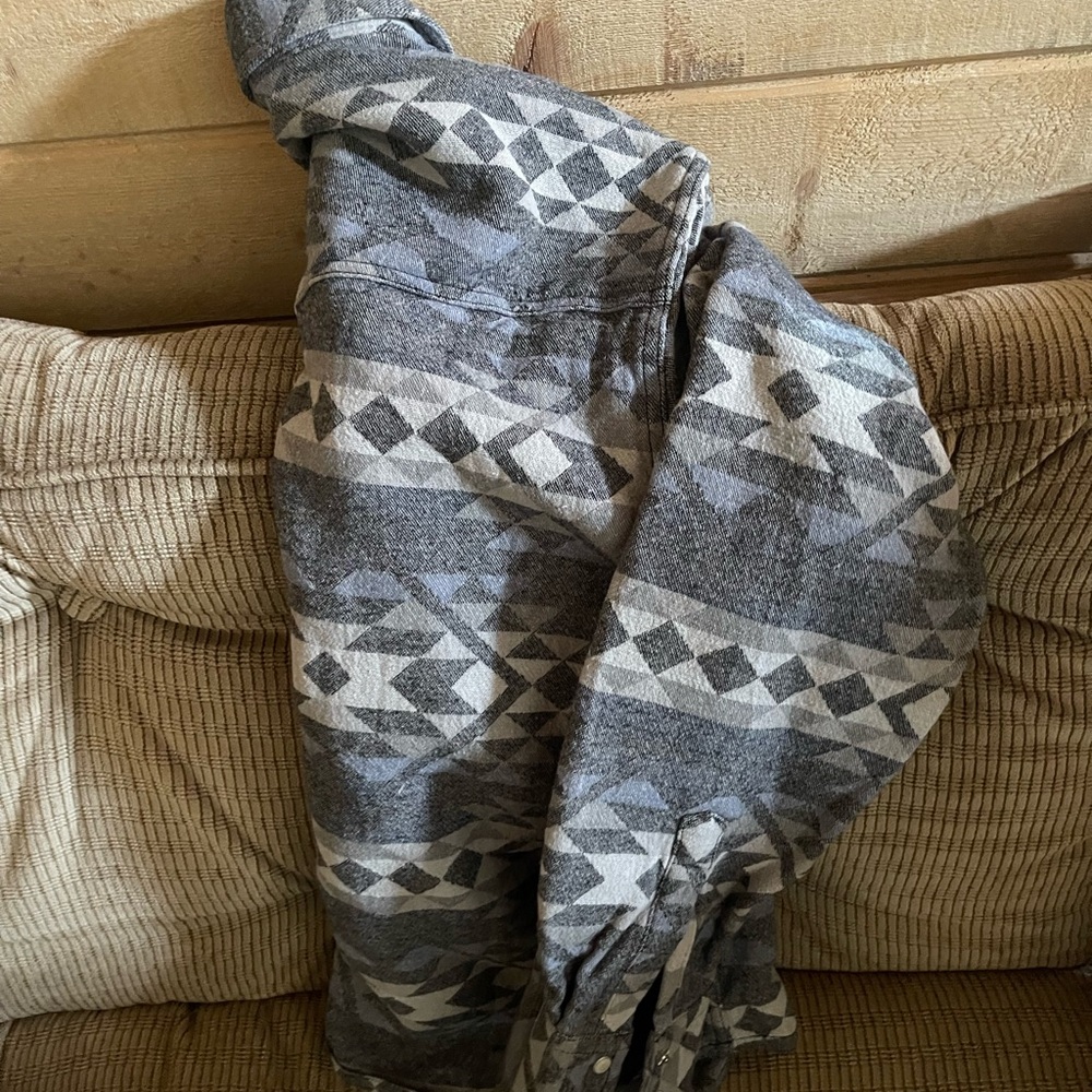 Wrangler Gray Patterned Jacket - image 2